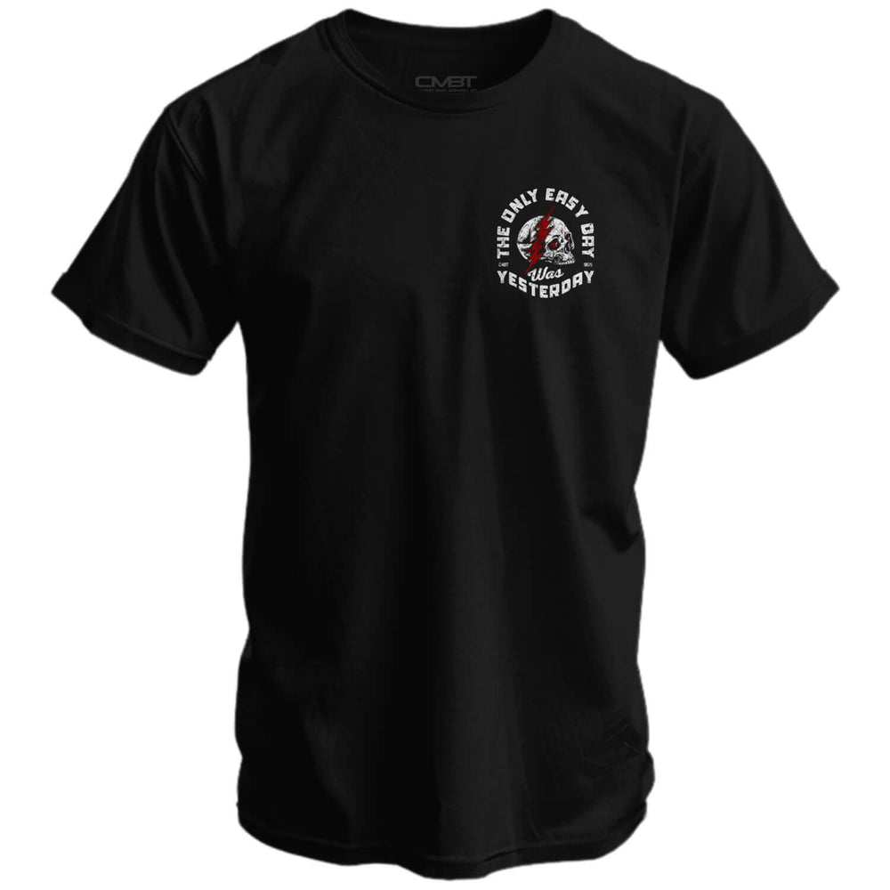 One Revolver Surfboards - Only Easy Day Was Yesterday Skull Men's T-Shirt GRAPHIC T-SHIRT