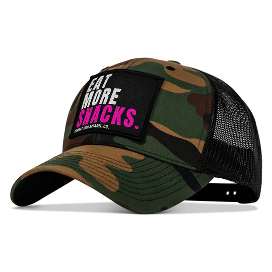 Eat More Snacks Patch Snapback Hat - One Revolver Surfboards