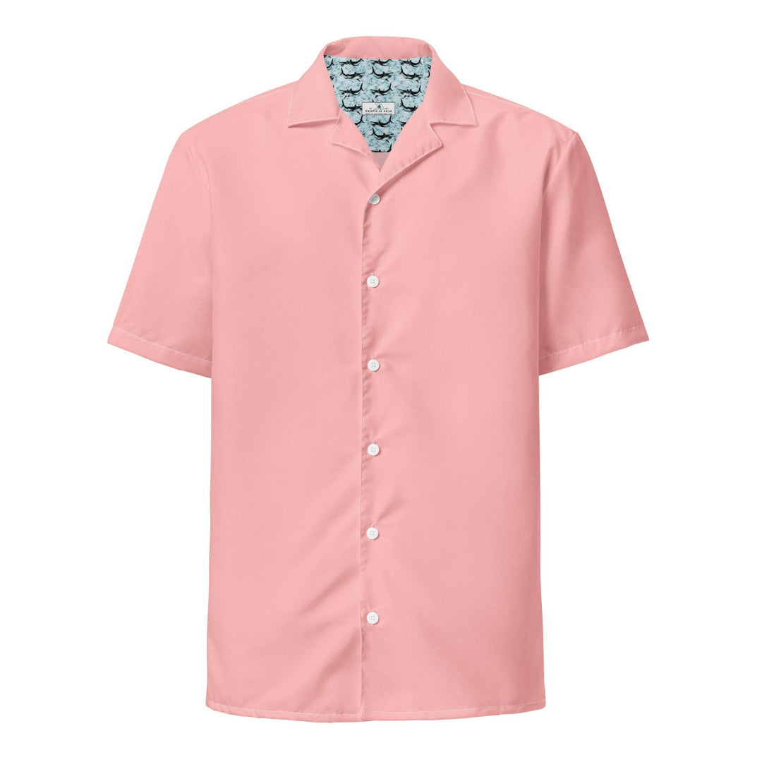 Labelless Coral Pink Button Down Camp Shirt - One Revolver Surfboards