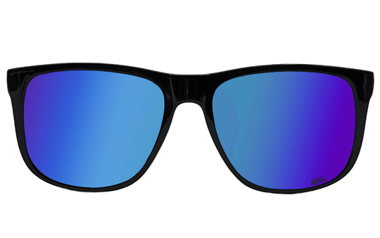 Eminence - Clean Black- Deep Blue Lens Polarized - One Revolver Surfboards