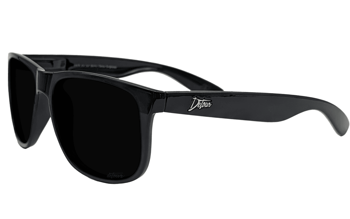 Eminence - Clean Black- Jet Black Lens Polarized - One Revolver Surfboards