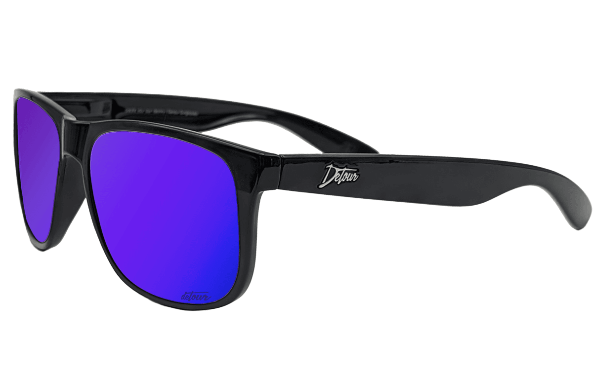 Eminence - Clean Black- Deep Blue Lens Polarized - One Revolver Surfboards