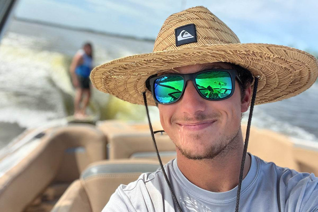 Eminence - Matte Black - Green Lens Polarized - One Revolver Surfboards