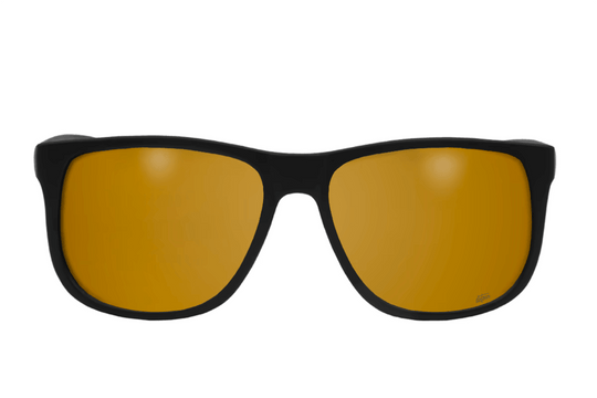 One Revolver Surfboards - Eminence - Matte Black - 24K Gold Lens Polarized Eminence
