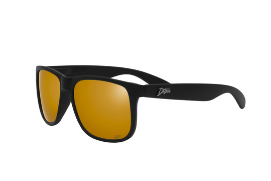 One Revolver Surfboards - Eminence - Matte Black - 24K Gold Lens Polarized Eminence