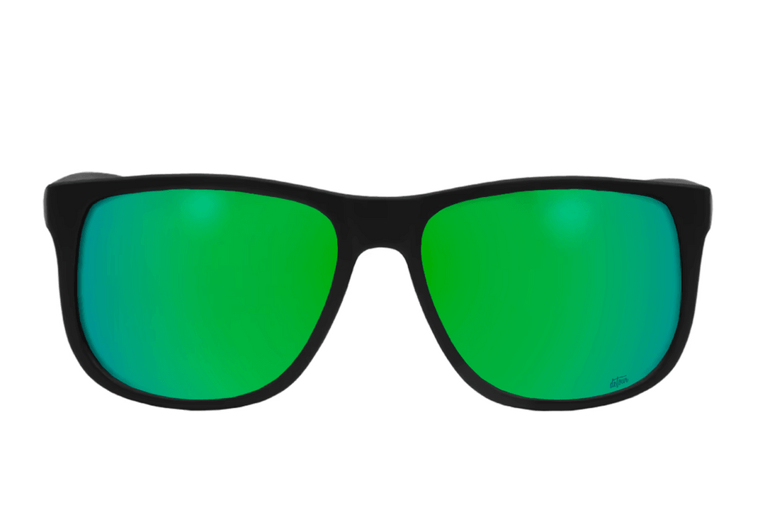 One Revolver Surfboards - Eminence - Matte Black - Green Lens Polarized Eminence