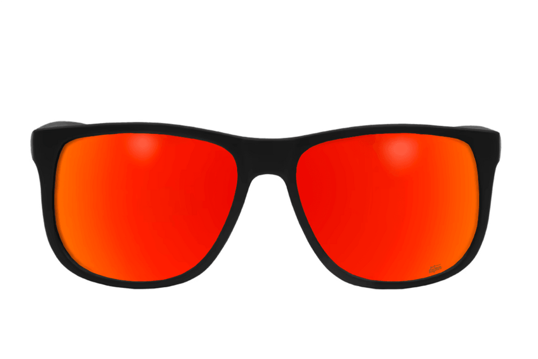 One Revolver Surfboards - Eminence - Matte Black - Red Sunset Lens Polarized Eminence