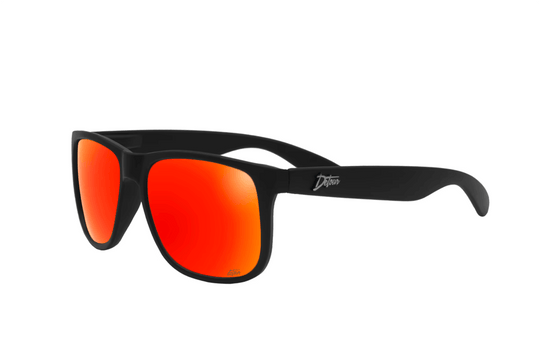 One Revolver Surfboards - Eminence - Matte Black - Red Sunset Lens Polarized Eminence