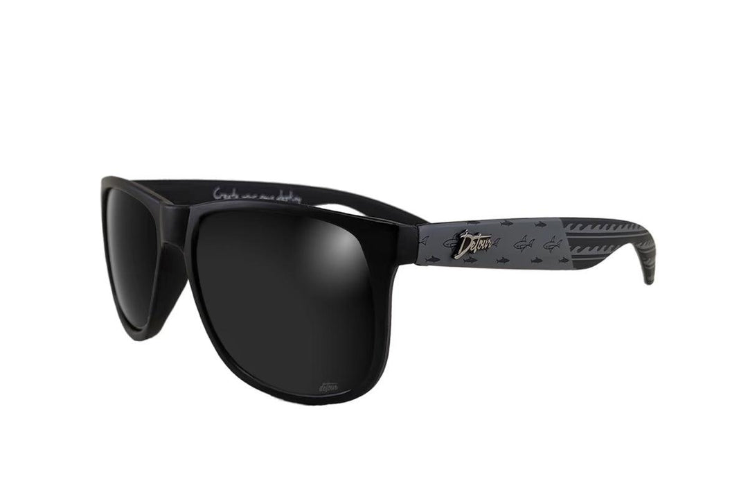One Revolver Surfboards - Eminence - Sharks &amp; Stripes Blackout - Jet Black Lens Polarized Eminence