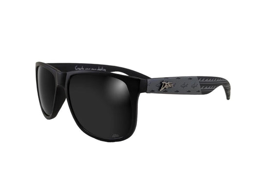 One Revolver Surfboards - Eminence - Sharks &amp; Stripes Blackout - Jet Black Lens Polarized Eminence
