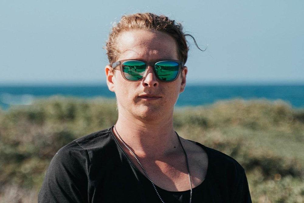 Gray Frost - Green Machine Lens Polarized - Essentials - One Revolver Surfboards
