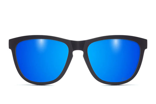 One Revolver Surfboards - Matte Black - Electric Blue Lens Polarized - Essentials Essentials