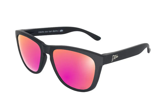 One Revolver Surfboards - Matte Black - Pink Lemonade Lens Polarized - Essentials Essentials