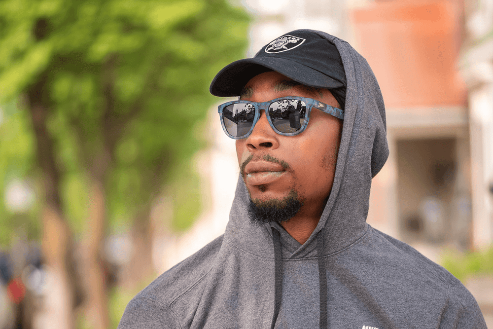 Blue Marble - Jet Black Lens Polarized - Essentials - One Revolver Surfboards