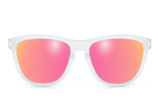 One Revolver Surfboards - Frosted Clear - Pink Lemonade Lens Polarized - Essentials Essentials