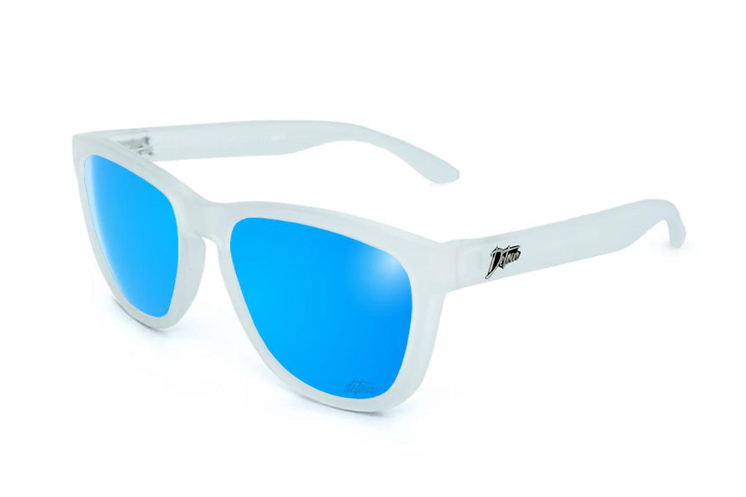 One Revolver Surfboards - Frosted Clear - Electric Blue Lens Polarized - Essentials Essentials