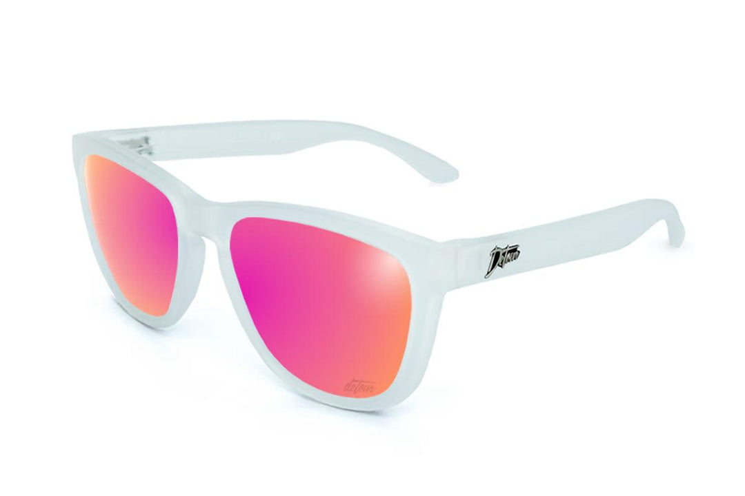 One Revolver Surfboards - Frosted Clear - Pink Lemonade Lens Polarized - Essentials Essentials
