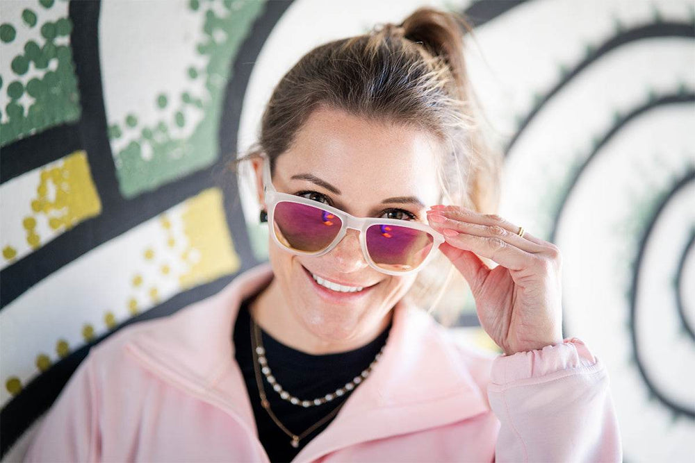 Frosted Clear - Pink Lemonade Lens Polarized - Essentials - One Revolver Surfboards