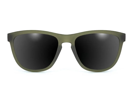 One Revolver Surfboards - Frosted Forest Green - Jet Black Lens Polarized - Essentials Essentials