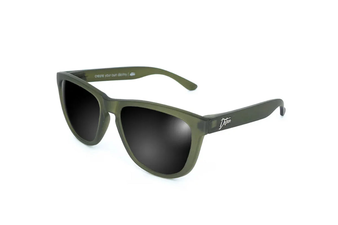 One Revolver Surfboards - Frosted Forest Green - Jet Black Lens Polarized - Essentials Essentials