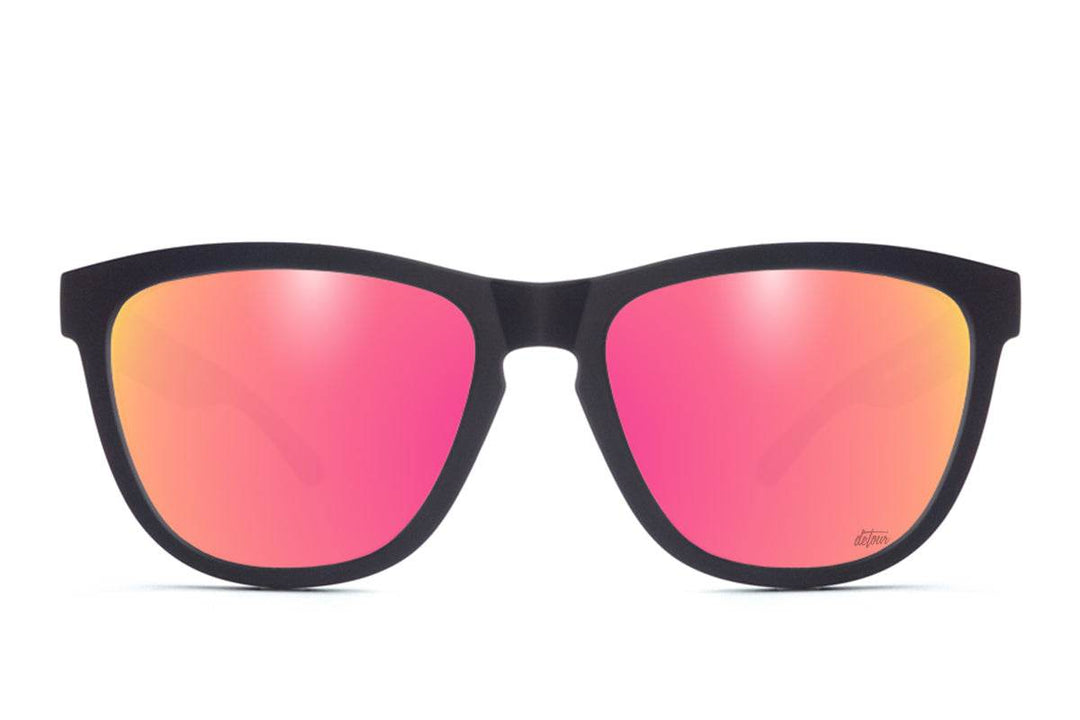 Matte Black - Pink Lemonade Lens Polarized - Essentials - One Revolver Surfboards