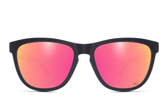 Matte Black - Pink Lemonade Lens Polarized - Essentials - One Revolver Surfboards