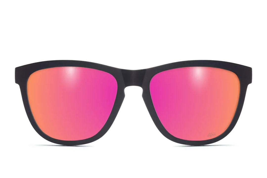 One Revolver Surfboards - Matte Black - Pink Lemonade Lens Polarized - Essentials Essentials