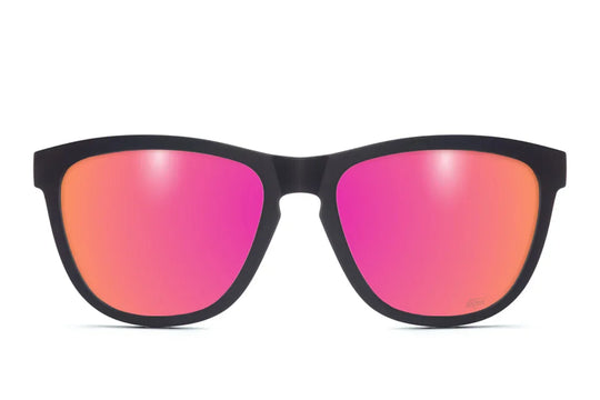 One Revolver Surfboards - Matte Black - Pink Lemonade Lens Polarized - Essentials Essentials