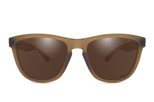 Frosted Brown - Brown Lens Polarized - Essentials - One Revolver Surfboards