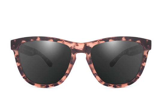 Pink Tortoise - Jet Black Lens Polarized - Essentials - One Revolver Surfboards