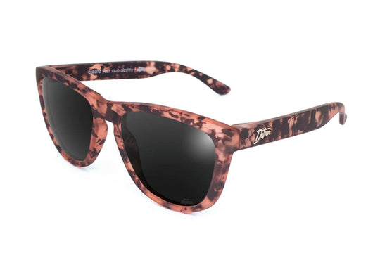 Pink Tortoise - Jet Black Lens Polarized - Essentials - Essentials - One Revolver Surfboards