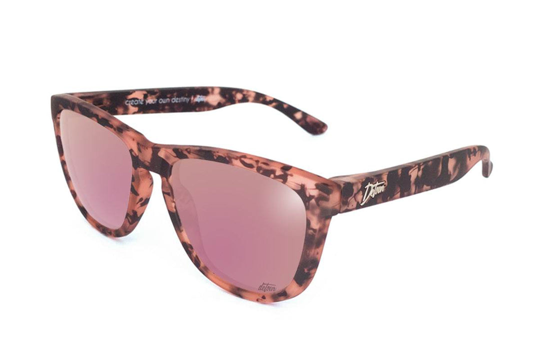 Pink Tortoise - Rose Pink Lens Polarized - Essentials - One Revolver Surfboards