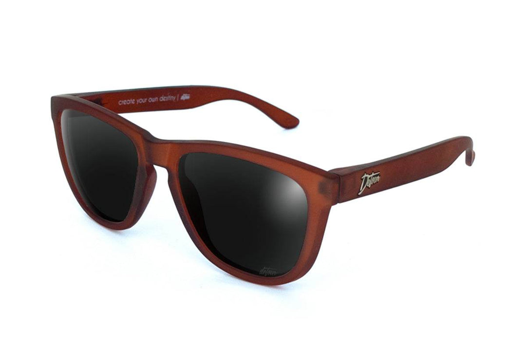 Frosted Burgundy - Jet Black Lens Polarized - Essentials - One Revolver Surfboards