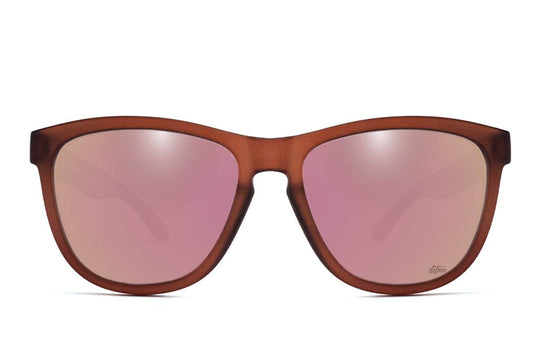 Frosted Burgundy - Rose Pink Lens Polarized - Essentials - One Revolver Surfboards