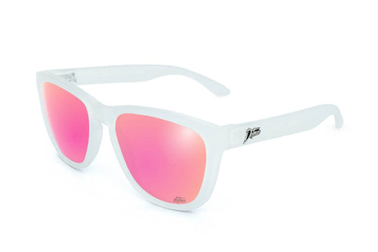 Frosted Clear - Pink Lemonade Lens Polarized - Essentials - One Revolver Surfboards
