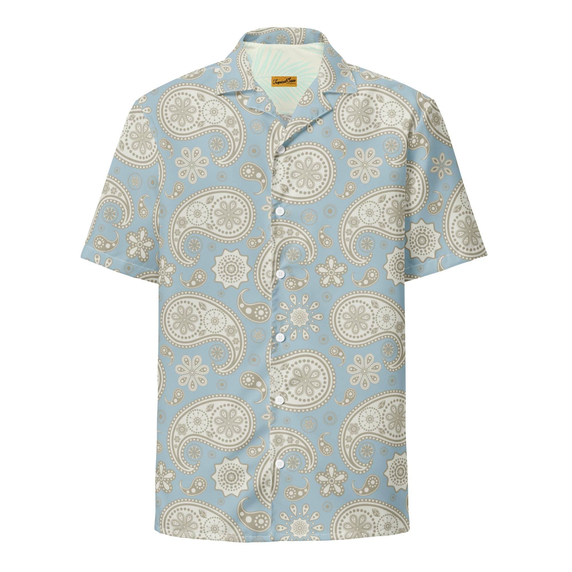 Exclusive Paisley Yacht Club Performance Button Down Camp Shirt - One Revolver Surfboards