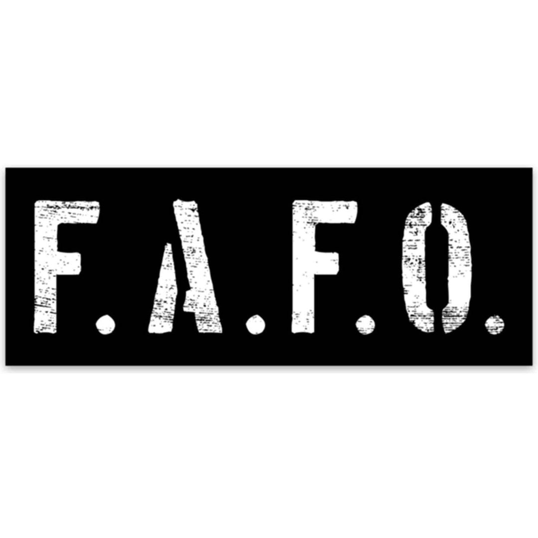 F.A.F.O. Decal - One Revolver Surfboards
