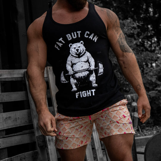 Fat But Can Fight Bear Men&