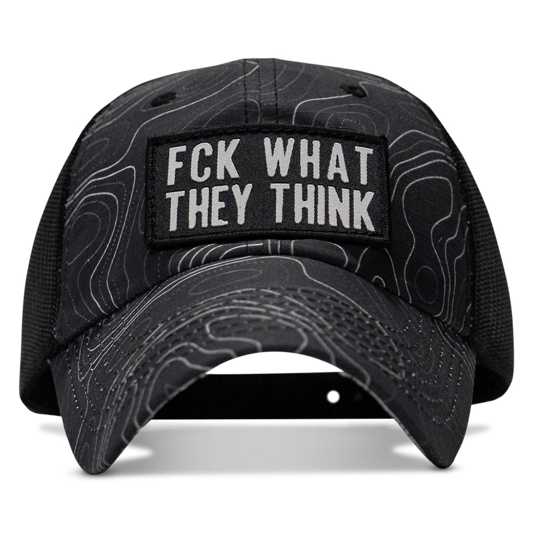 One Revolver Surfboards - Fck What They Think Patch Tactical Ripstop Mesh Snapback Hat HEADWEAR