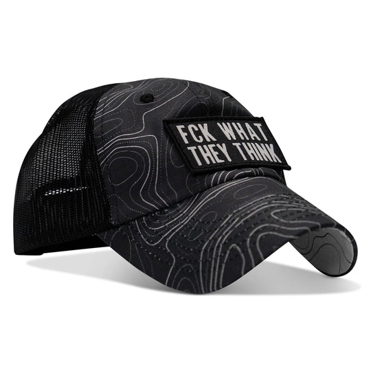 One Revolver Surfboards - Fck What They Think Patch Tactical Ripstop Mesh Snapback Hat HEADWEAR