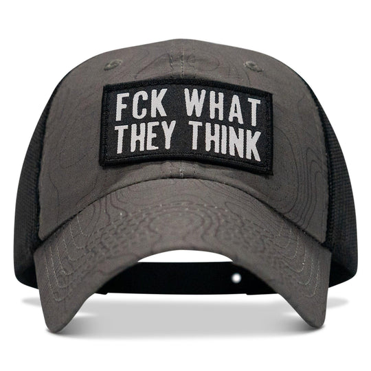 One Revolver Surfboards - Fck What They Think Patch Tactical Ripstop Mesh Snapback Hat HEADWEAR
