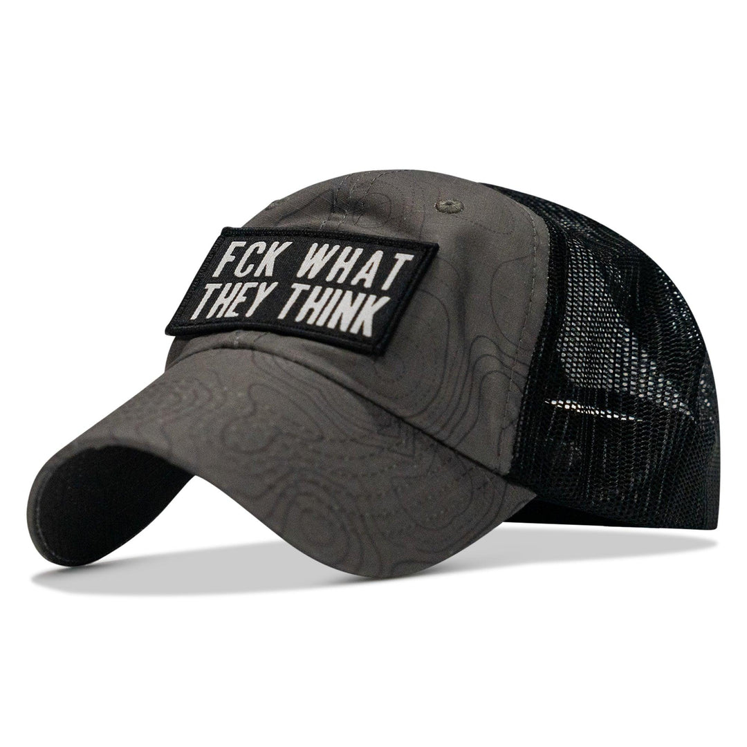 One Revolver Surfboards - Fck What They Think Patch Tactical Ripstop Mesh Snapback Hat HEADWEAR