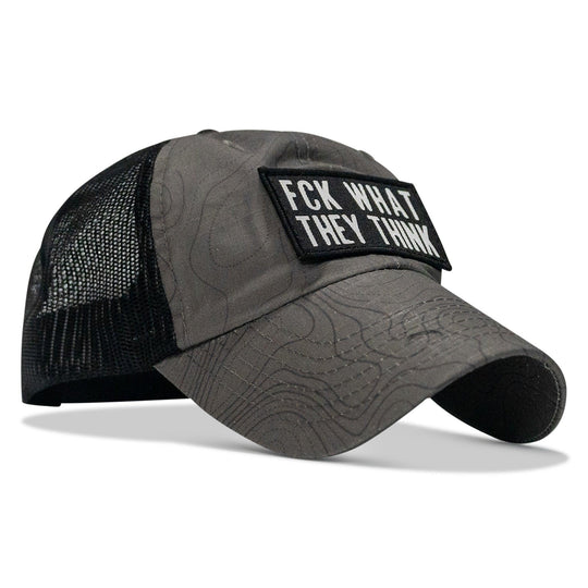 One Revolver Surfboards - Fck What They Think Patch Tactical Ripstop Mesh Snapback Hat HEADWEAR