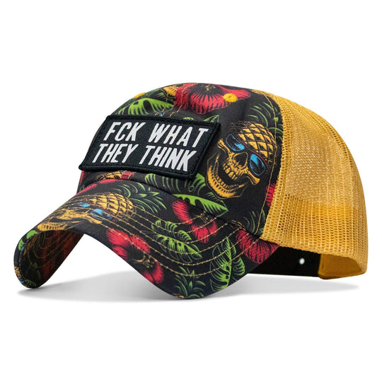 One Revolver Surfboards - Fck What They Think Patch Tactical Ripstop Mesh Snapback Hat HEADWEAR