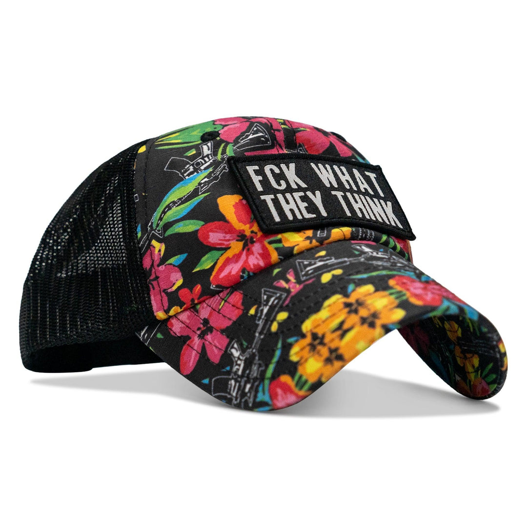 One Revolver Surfboards - Fck What They Think Patch Tactical Ripstop Mesh Snapback Hat HEADWEAR