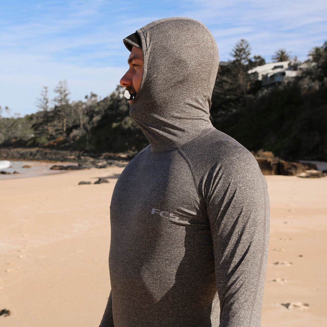 Essential Hooded Long Sleeve Rash Vest - One Revolver Surfboards