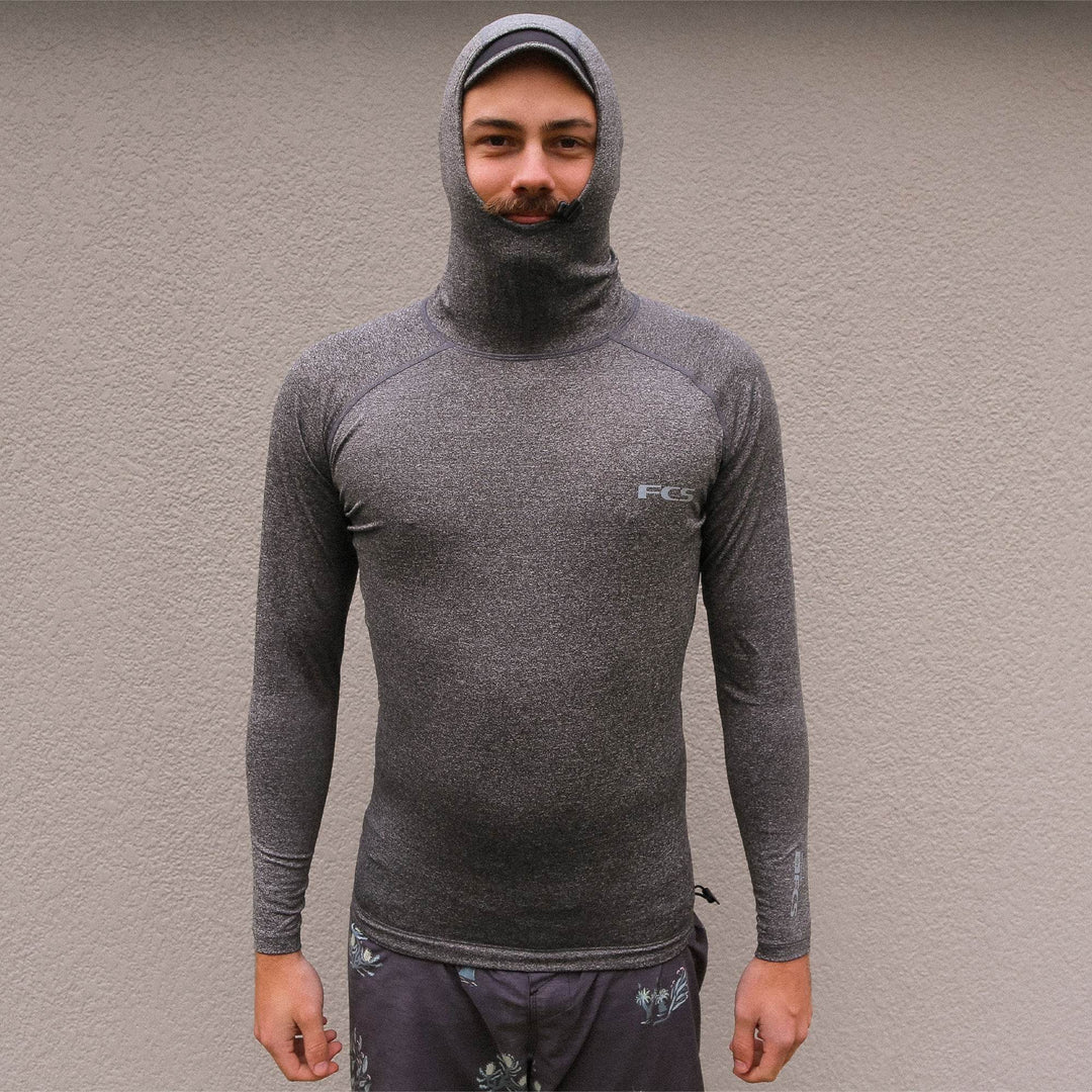 Essential Hooded Long Sleeve Rash Vest - One Revolver Surfboards