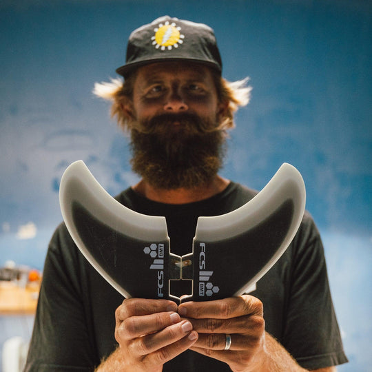 One Revolver Surfboards - FCS II Britt Merrick Twin Fin Twins