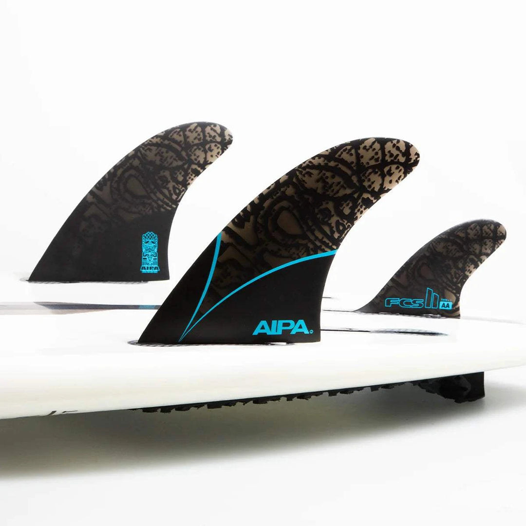 FCS II AIPA TWIN + STABILISER FINFCS II AIPA TWIN + STABILISER FIN
Designed by Akila Aipa, son of Hawaiian legend Ben Aipa, this twin fin template was developed to complement the design of his uniquSurfboard FinsOne Revolver SurfboardsOne Revolver SurfboardsFCS II AIPA TWIN + STABILISER FIN