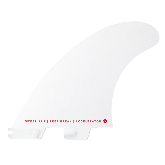 FCS II Accelerator White Edition Tri Fin Set